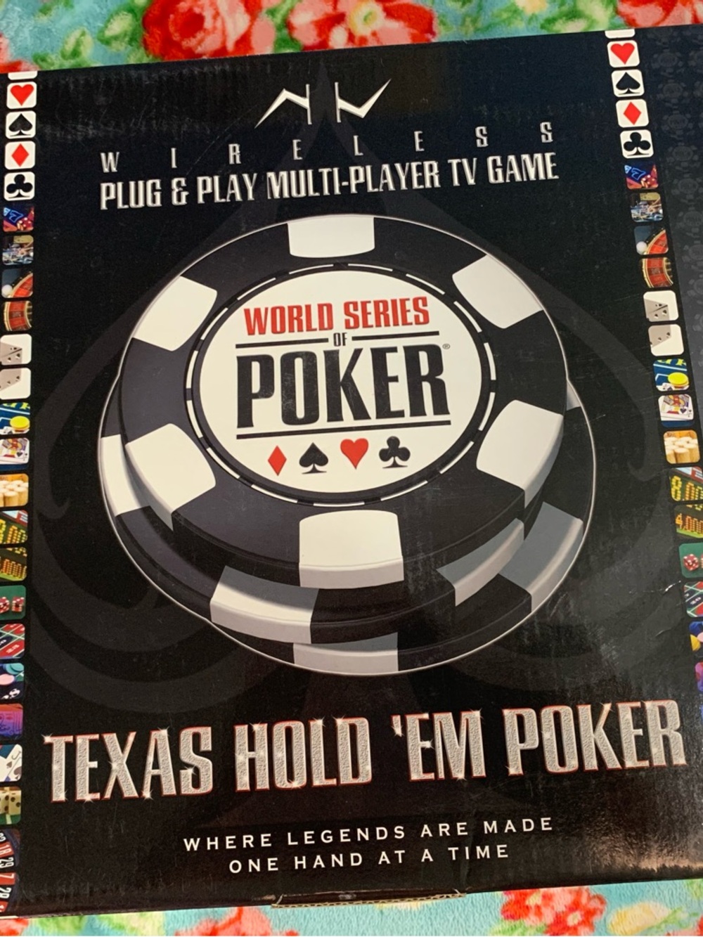 World Series of Poker Texas Hold 'Em Electronic Game Plug & Play 6 Players